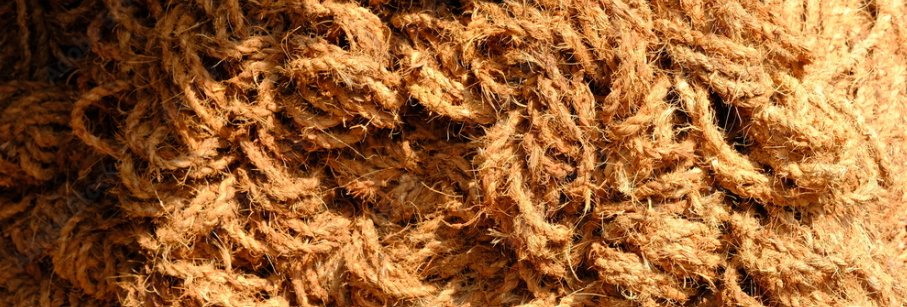 Sabut Kelapa Pelindung Permukaan Tanah