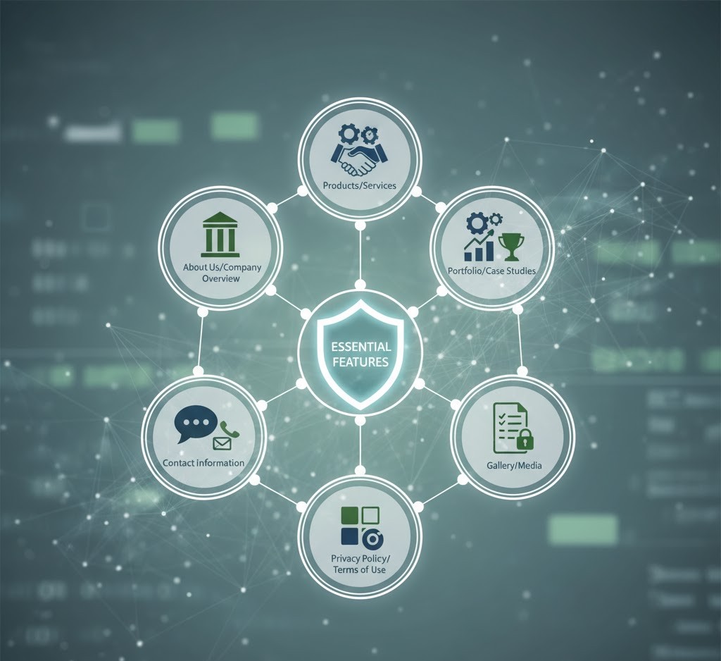 fitur wajib website company profile