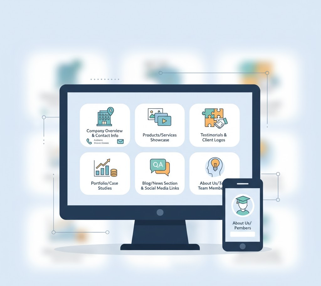 fitur dasar website profil bisnis